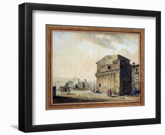 Rome. the House of Pontius Pilate, 1788-Thomas de Thomon-Framed Giclee Print