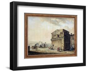 Rome. the House of Pontius Pilate, 1788-Thomas de Thomon-Framed Giclee Print