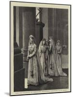 Rome, the Procession of Ammantate (Matrimonial Candidates) at St Peter'S-Arthur Hopkins-Mounted Giclee Print