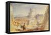 Rome, the Tomb of Cecilia Metella, C.1824-J. M. W. Turner-Framed Stretched Canvas