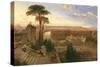 Rome, Twilight, View from the Convent of San Onofrio on Mount Janiculum, C.1853-55-David Roberts-Stretched Canvas