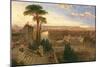 Rome, Twilight, View from the Convent of San Onofrio on Mount Janiculum, C.1853-55-David Roberts-Mounted Giclee Print