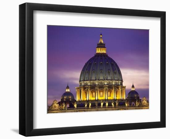 Rome, Vatican City listed as World Heritage by UNESCO,-Sylvain Sonnet-Framed Photographic Print