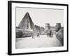 Rome: Via Ostiense Pyramid of Caius Cestius and Porta San Paolo, 1860-Gioacchino Altobelli-Framed Photographic Print