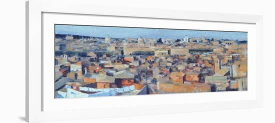 Rome, View from the Spanish Academy on the Gianicolo, 1968-Izabella Godlewska de Aranda-Framed Giclee Print