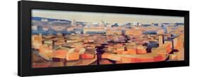 Rome, View from the Spanish Academy on the Gianicolo, Dusk, 1968-Izabella Godlewska de Aranda-Framed Giclee Print