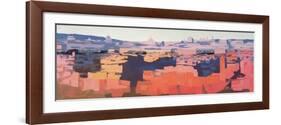 Rome, View from the Spanish Academy on the Gianicolo, Sunset, 1968-Izabella Godlewska de Aranda-Framed Giclee Print