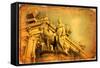 Rome-lachris77-Framed Stretched Canvas