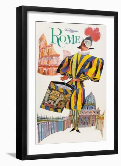 Rome-David Klein-Framed Art Print