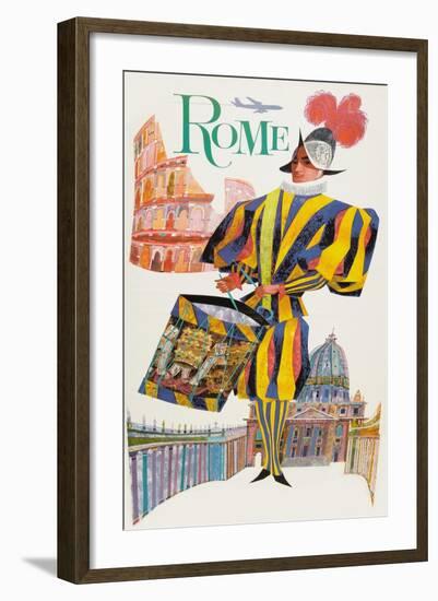 Rome-David Klein-Framed Art Print