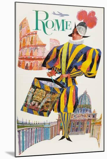 Rome-David Klein-Mounted Art Print