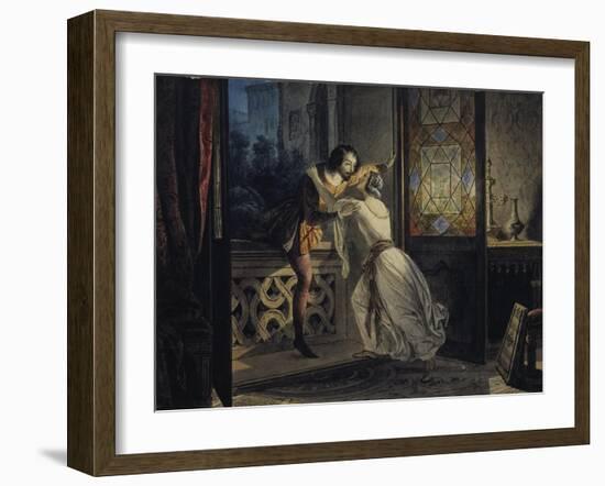 Romeo and Juliet, 1830s-Karl Brüllow-Framed Giclee Print