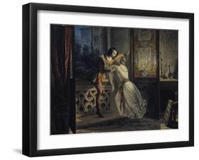 Romeo and Juliet, 1830s-Karl Brüllow-Framed Giclee Print