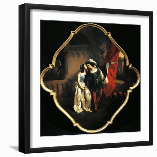 Romeo and Juliet, 1850-1874-Angelo Inganni-Framed Giclee Print