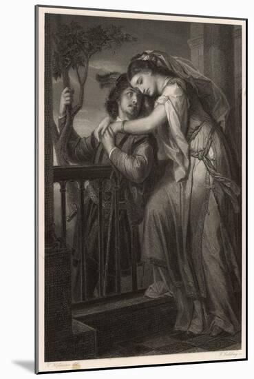 Romeo and Juliet, Act II Scene II: The Balcony Scene-G. Goldberg-Mounted Art Print