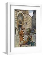 Romeo and Juliet, Act III Scene I, The Death of Mercutio Romeo's Friend-Edwin Austin Abbey-Framed Photographic Print