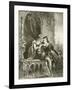 Romeo and Juliet. Act III-Scene V-Felix Octavius Carr Darley-Framed Giclee Print