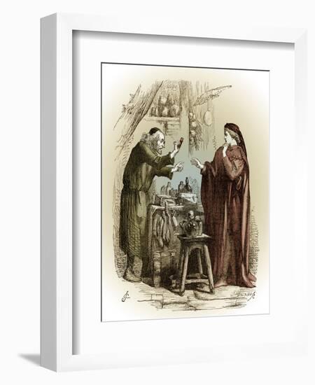 Romeo and Juliet by William Shakespeare-John Gilbert-Framed Giclee Print