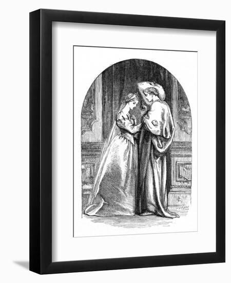 Romeo and Juliet by William Shakespeare-John Gilbert-Framed Giclee Print