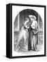 Romeo and Juliet by William Shakespeare-John Gilbert-Framed Stretched Canvas