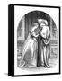 Romeo and Juliet by William Shakespeare-John Gilbert-Framed Stretched Canvas