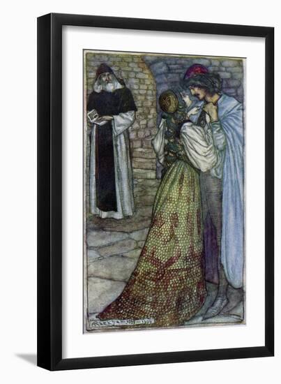 Romeo and Juliet by William Shakespeare-Arthur Rackham-Framed Giclee Print