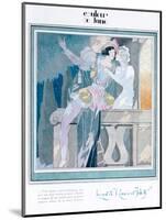 Romeo and Juliet in the Balcony Scene, Illustration from 'Femina' Magazine, December 1929-Charles Martin-Mounted Giclee Print