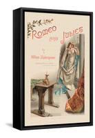 Romeo And Juliet; Juliet's Window-Raphael Tuck & Sons-Framed Stretched Canvas