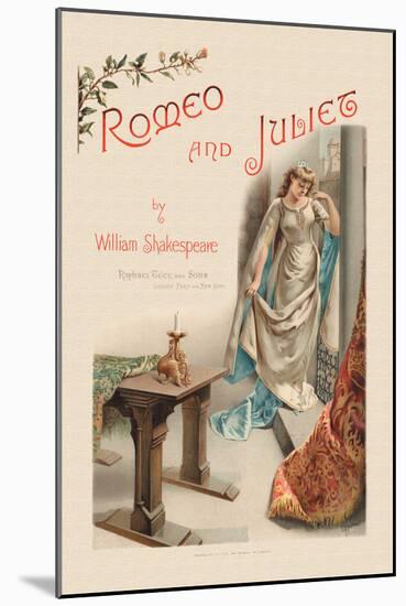 Romeo And Juliet; Juliet's Window-Raphael Tuck & Sons-Mounted Art Print