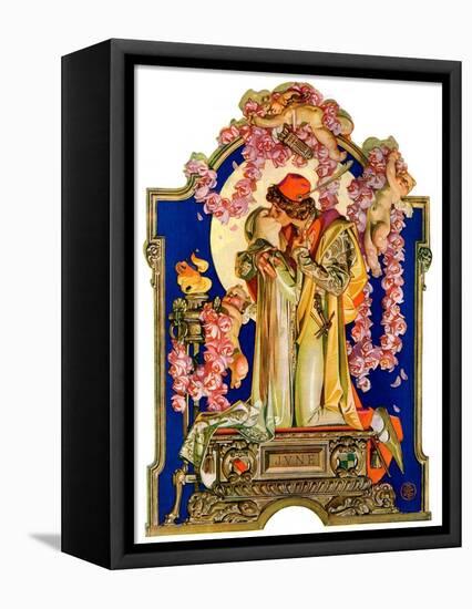 "Romeo and Juliet,"June 8, 1929-Joseph Christian Leyendecker-Framed Stretched Canvas