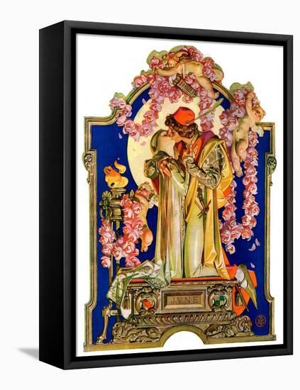 "Romeo and Juliet,"June 8, 1929-Joseph Christian Leyendecker-Framed Stretched Canvas