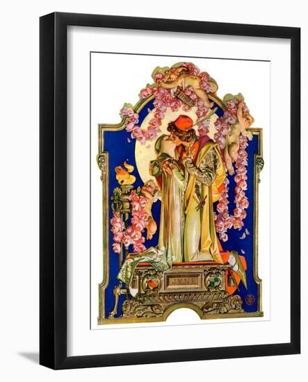 "Romeo and Juliet,"June 8, 1929-Joseph Christian Leyendecker-Framed Giclee Print