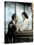 Romeo And Juliet, Leslie Howard, Norma Shearer, 1936, Balcony Scene-null-Stretched Canvas