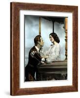 Romeo And Juliet, Leslie Howard, Norma Shearer, 1936, Balcony Scene-null-Framed Photo