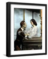 Romeo And Juliet, Leslie Howard, Norma Shearer, 1936, Balcony Scene-null-Framed Photo