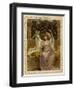 Romeo and Juliet on Balcony-null-Framed Art Print