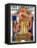 "Romeo and Juliet," Saturday Evening Post Cover, June 8, 1929-Joseph Christian Leyendecker-Framed Stretched Canvas