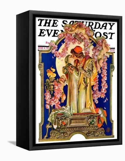 "Romeo and Juliet," Saturday Evening Post Cover, June 8, 1929-Joseph Christian Leyendecker-Framed Stretched Canvas