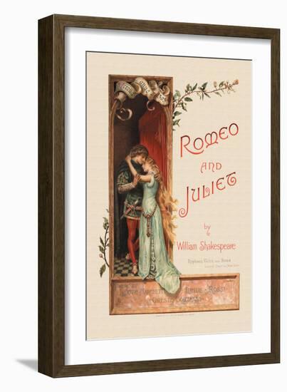 Romeo And Juliet; The Lovers-Raphael Tuck & Sons-Framed Art Print