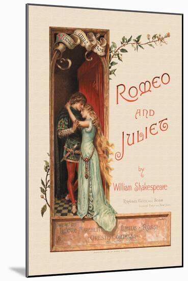 Romeo And Juliet; The Lovers-Raphael Tuck & Sons-Mounted Art Print