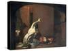 Romeo and Juliet: the Tomb Scene, "Noise Again! Then I"Ll be Brief," Exh. 1790-Joseph Wright of Derby-Stretched Canvas