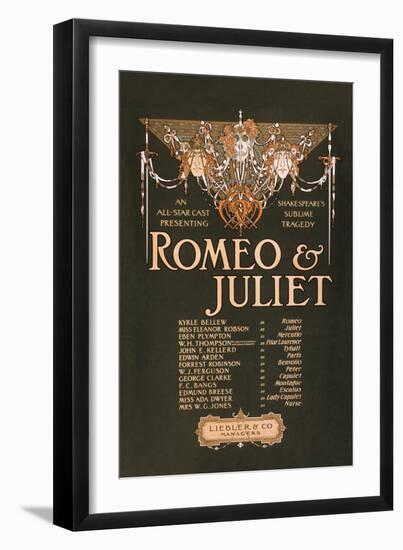 Romeo and Juliet-null-Framed Art Print