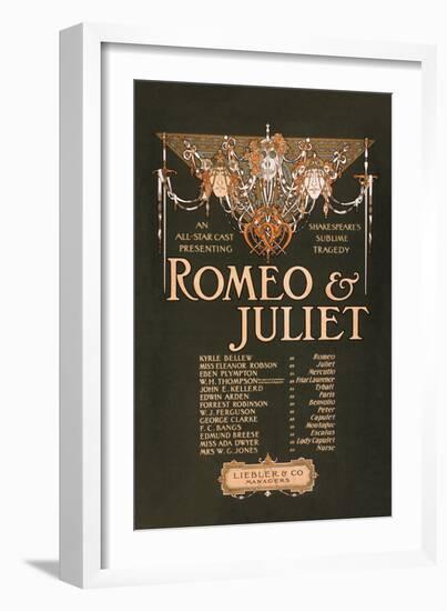 Romeo and Juliet-null-Framed Art Print