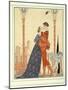 Romeo and Juliette from Personages De Comedie, Pub. 1922 (Pochoir Print)-Georges Barbier-Mounted Giclee Print