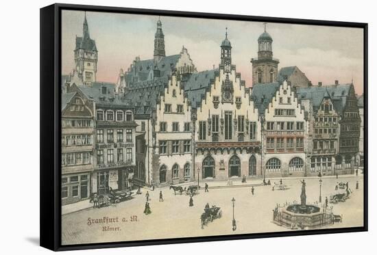 Romer, Frankfurt, Germany-null-Framed Stretched Canvas