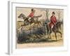 Romford Disturbs the Dignity of His Huntman, 1865-Bradbury, Evans and Co-Framed Giclee Print