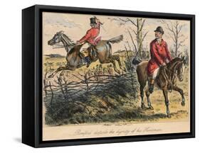 Romford Disturbs the Dignity of His Huntman, 1865-Bradbury, Evans and Co-Framed Stretched Canvas
