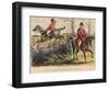 Romford Disturbs the Dignity of His Huntman, 1865-Bradbury, Evans and Co-Framed Giclee Print