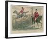 Romford Disturbs the Dignity of His Huntsman-John Leech-Framed Giclee Print