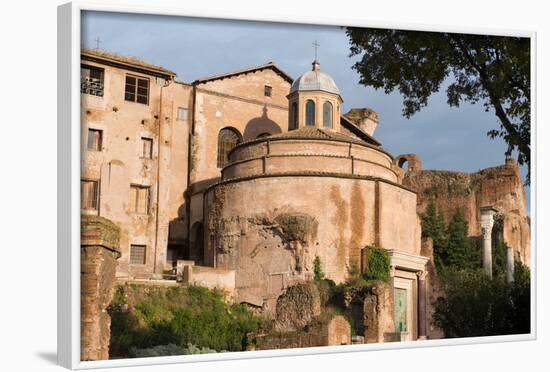 Romolo Temple in the Roman Forum, UNESCO World Heritage Site, Rome, Lazio, Italy, Europe-Carlo-Framed Photographic Print